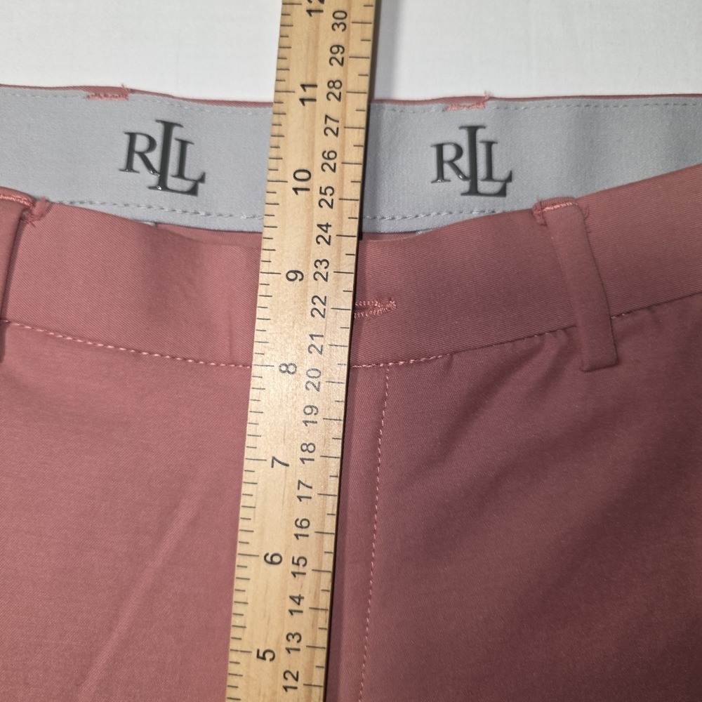 Lauren Ralph Lauren Mens 30/30 Pink Ultraflex Blk Label Dress Pants Performance - Picture 6 of 8
